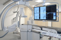 Mit der Anlage für Digitale Subtraktionsangiographie können Kontrastmittel, Zeit und Strahlung gespart werden